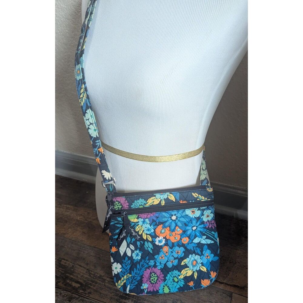 Vera Bradley Floral Quilted Crossbody Bag Purse